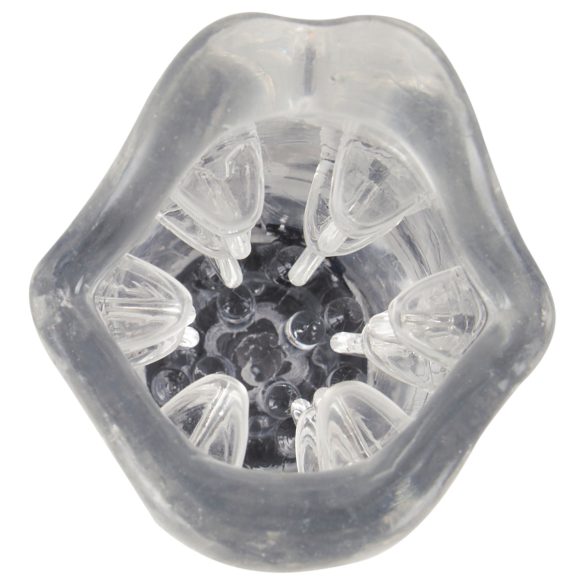 Stroker - vibruojantis besisukantis masturbatorius - skaidrus