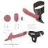 You2Toys - prisegamas vibratorius rinkinys (raudonas)