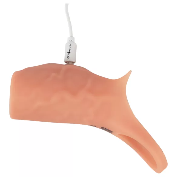 Realistixxx - vibruojantis atviras penio movas - kūno spalvos