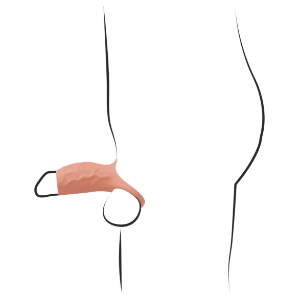 Realistixxx - vibruojantis atviras penio movas - kūno spalvos