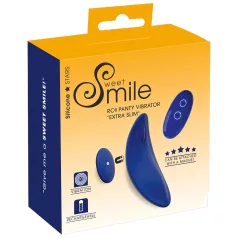   Smile - itin plonas vibratorius su nuotoliniu valdymu kelnaitėms mėlynas