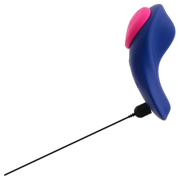 Smile RC Panty - vibruojančios kelnaitės su nuotoliniu valdymu - mėlynos