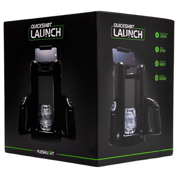 Fleshlight Quickshot Launch - masturbatoriaus adapteris - juodas