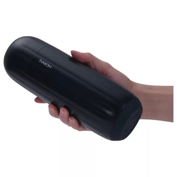 Svakom Sam Neo 2 Pro - masturbatorius vyrams - išmanusis - juodas/baltas