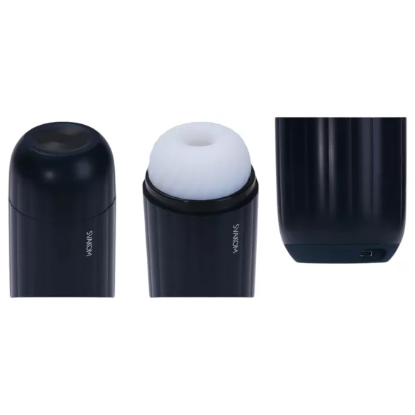 Svakom Sam Neo 2 - masturbatorius vyrams - išmanusis - juodas/baltas