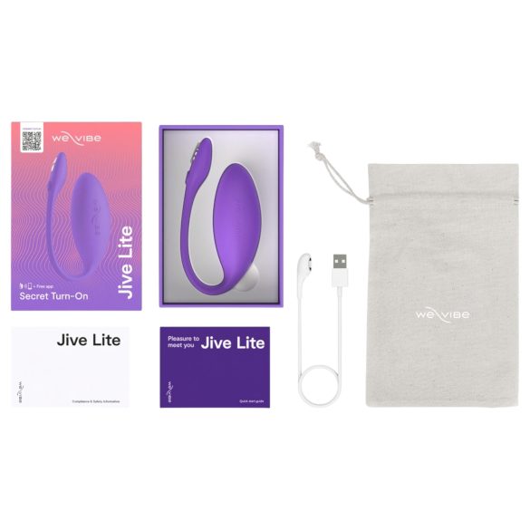 We-Vibe Jive Lite - vibruojantis kiaušinėlis - išmanus, įkraunamas, violetinis