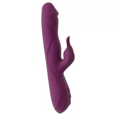   Javida - vibratorius su stūmimo ir sukimo funkcija - karoliukai - violetinis