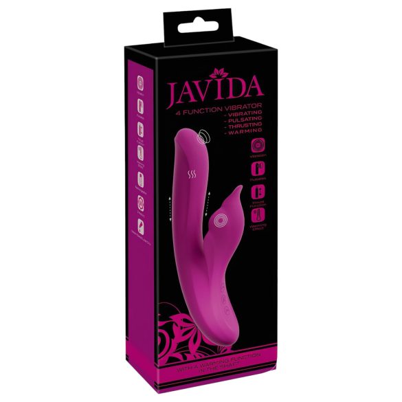 Javida - 4in1 G-taško ir klitorio vibratorius (violetinis)