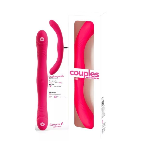 Couples Choice - vibratorius poroms - dvigubas galas - rožinis