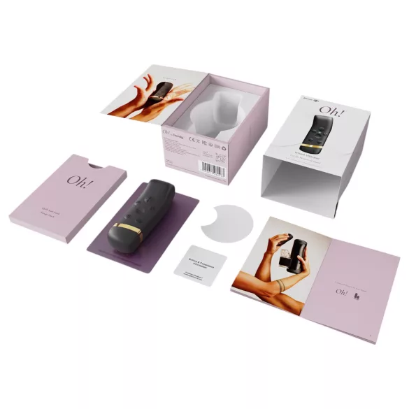 The Handy Oh! - ResoTouch vibratorius (juodas)