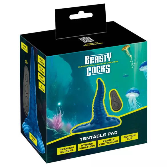 Beasty Cocks - G taško vibratorius pagalvėlė - mėlynas