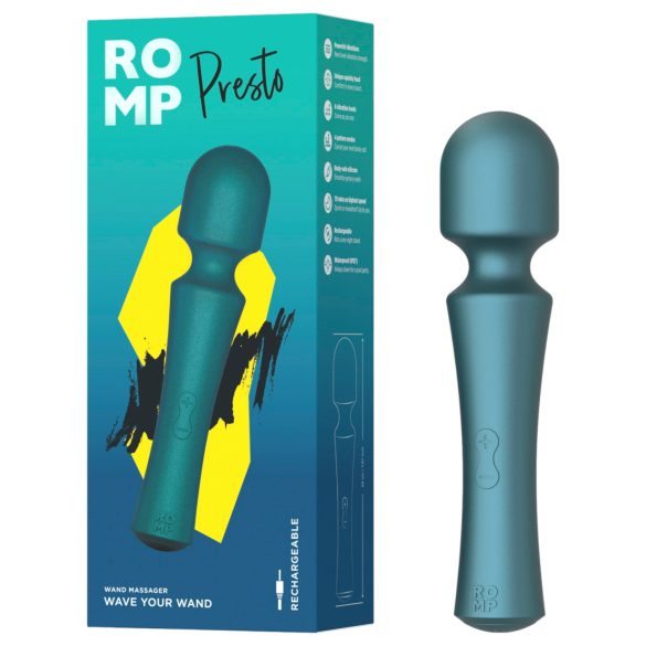 ROMP Presto – vibruojantis masažuoklis (žalias)
