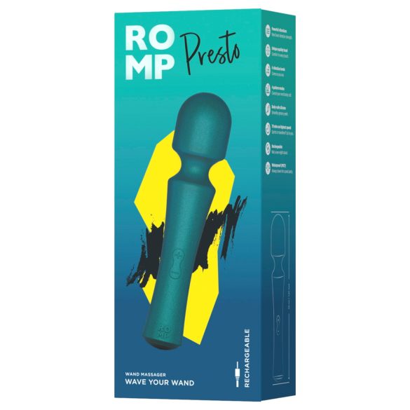 ROMP Presto - vibratorius masažui - žalias