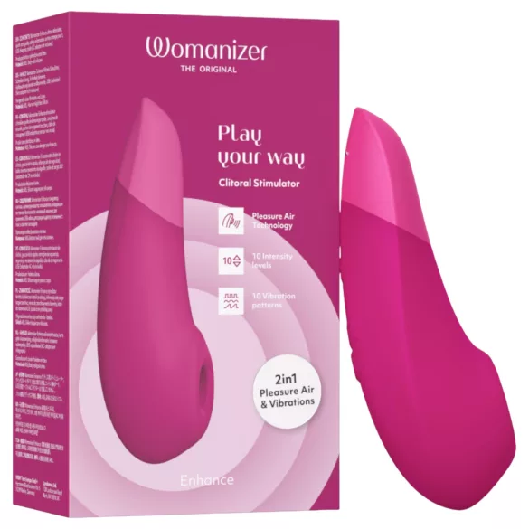„Womanizer Enhance“ - oro bangų klitorinis vibratorius (rožinis)