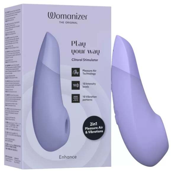 Womanizer Enhance - oro bangomis veikiantis klitorio stimuliatorius (violetinis)