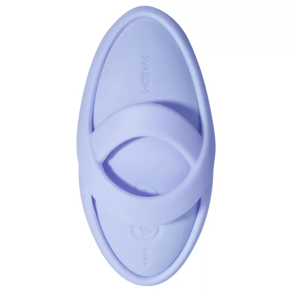 Svakom Echo 2 - programėle valdomas pirštų vibratorius (mėlynas)