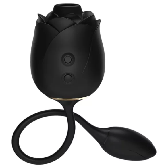 Fifty Shades of Grey - klitorio stimuliatorius ir vibro kiaušinis - juodas