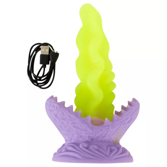 Beasty Cocks - švytintis dildo - žalia spalva