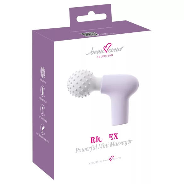 Beau Coeur Rionex - mini vibratorius - masažuoklis - violetinis