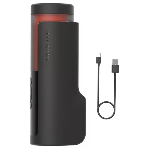 Arcwave Thruster - stumiantis ir besisukantis automatinis masturbatorius (juodas)