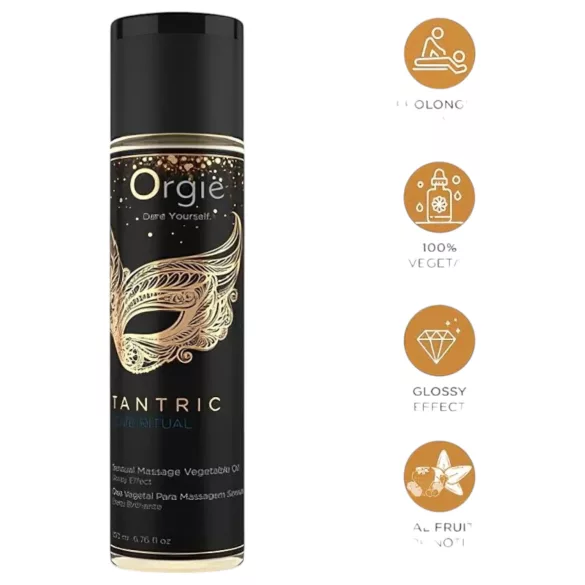 Orgie - masažo aliejus poroms - jausmingas - 200 ml
