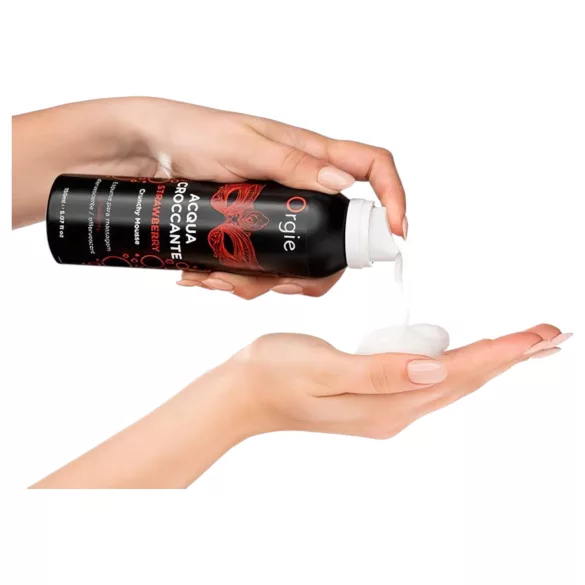 Orgie - masažo putos - braškių aromatas - 150 ml