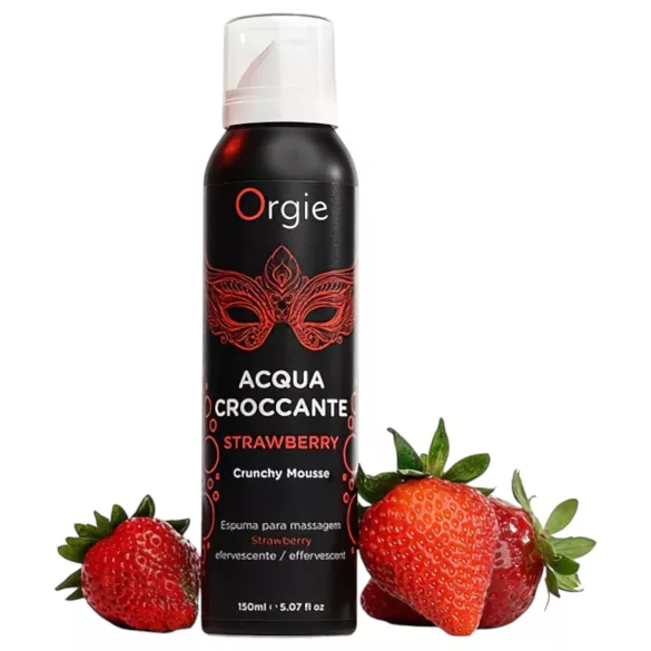 Orgie - masažo putos - braškių aromatas - 150 ml