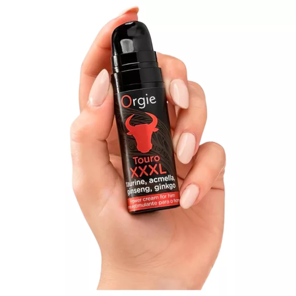 Orgie Touro XXXL - erekcijos kremas vyrams - stiprus poveikis - 15ml