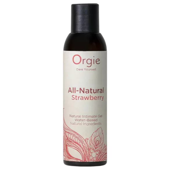 Orgie All Natural - vandens pagrindo lubrikantas - braškių skonis - 150ml