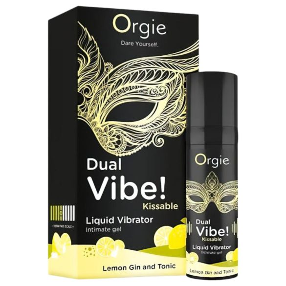 Orgie Dual Vibe - unisex skystasis vibratorius - Gin Tonic (15 ml)