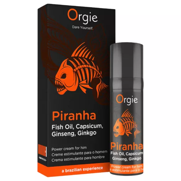 Orgie Piranha Power Cream stimuliuojamasis kremas vyrams (15 ml)
