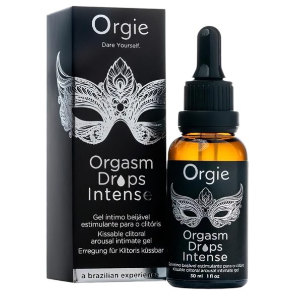 Orgie Orgasm Drops Intense - stimuliuojantis intymus gelis moterims (30 ml)