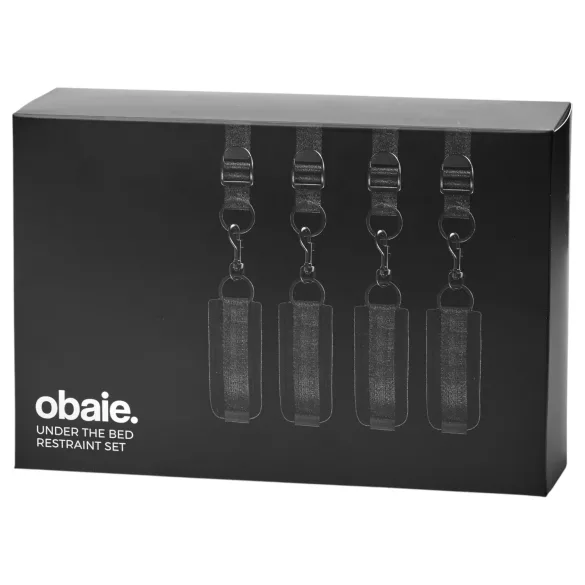 Obaie - surišimo rinkinys po čiužiniu (juodas)