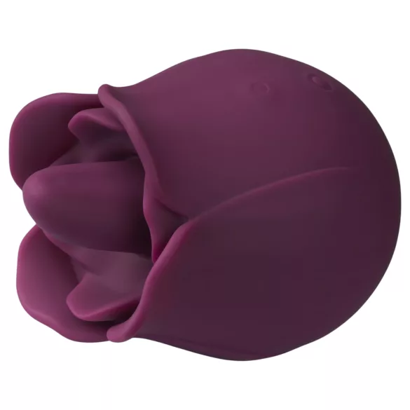 Amaysin - liežuvėlio formos rožės klitorio vibratorius (violetinis)