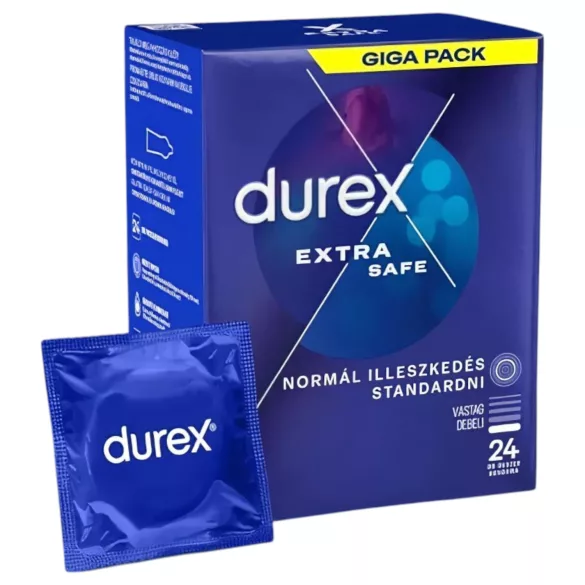 Durex Extra Safe - prezervatyvai - ypač saugūs - 24 vnt
