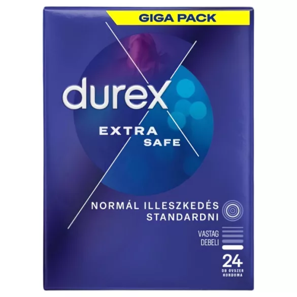 Durex Extra Safe - prezervatyvai - ypač saugūs - 24 vnt