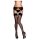 Obsessive S800 - seksuali juoda kojinė - L/XL