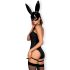 Obsessive OB7008 Seksuali Triušio Kostiumas (Juoda)