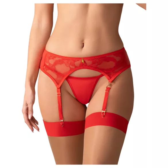 Obsessive Aloisa - seksualus apatinių rinkinys - 6 dalys - raudonas