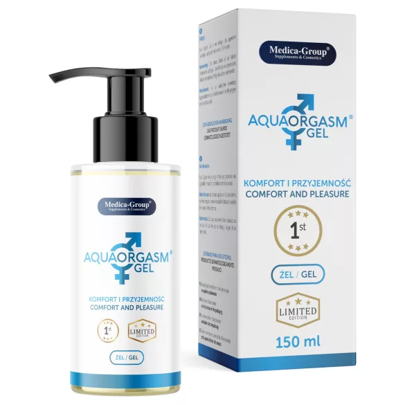 Aqua Orgasm Gel - stimuliuojantis drėkinamasis gelis poroms 150 ml