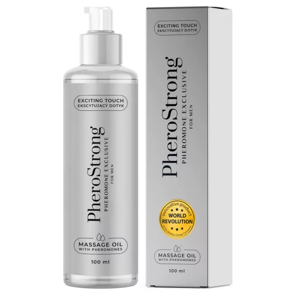 PheroStrong Exclusive - masažo aliejus vyrams - 100 ml