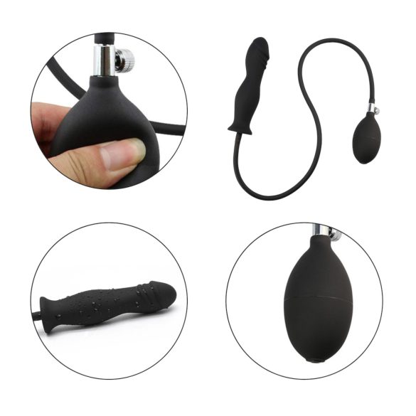 Wild Play - pripučiama analinė kaištis - juodas