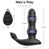 Men's Play - prostatos vibratorius judantis aukštyn žemyn - juodas