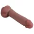 Natural Play - silikoninis dildo, 24 cm (natūralios spalvos)