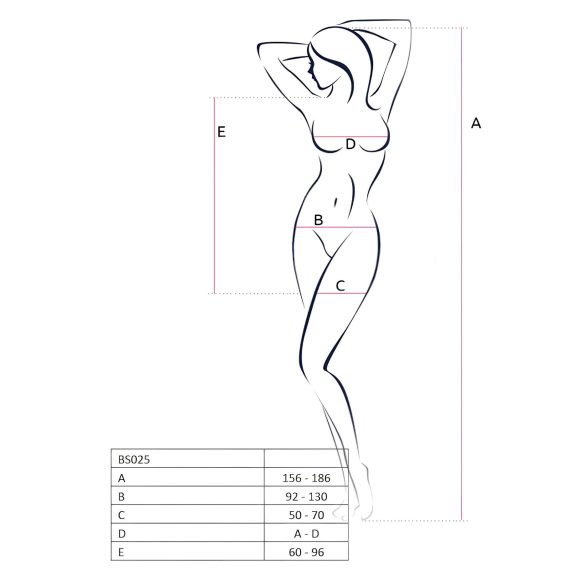 Passion BS025 - ilgarankė mini suknelė - juoda - S-L