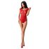 Passion BS064 - atviras tinklinis bodis (raudonas) - S-L