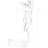 Passion BS064 - atviras tinklinis bodis (raudonas) - S-L