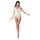 Passion BS064 - atviras tinklinis bodis (baltas) - S-L