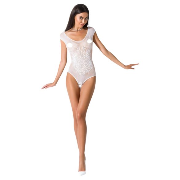 Passion BS064 - atviras tinklinis bodis (baltas) - S-L