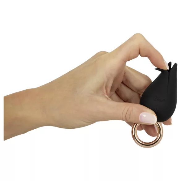 Belou - pirštų vibratorius - juodas